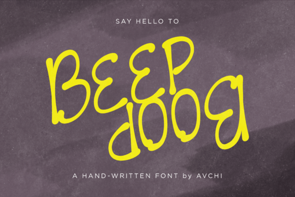 Beep Boop Font for Editorial Design