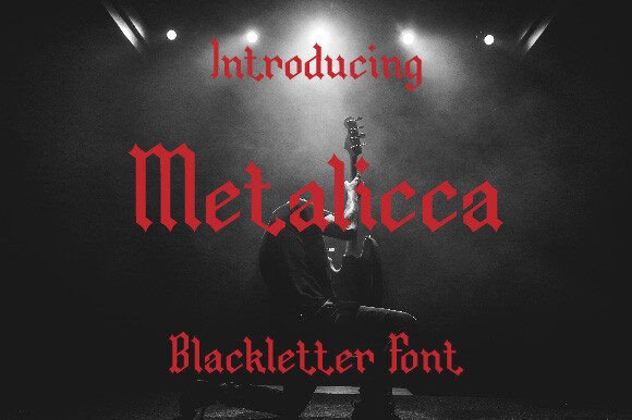 Blackletter Font for Bold Design