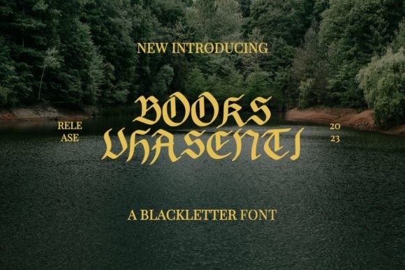 Books Vhasenti: A Bold Blackletter Font