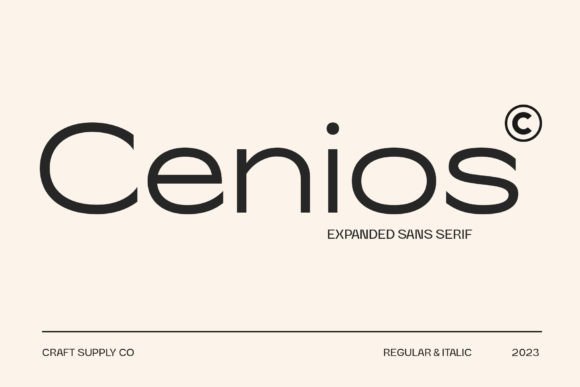 Cenios: A Modern Sans Serif for Web Design