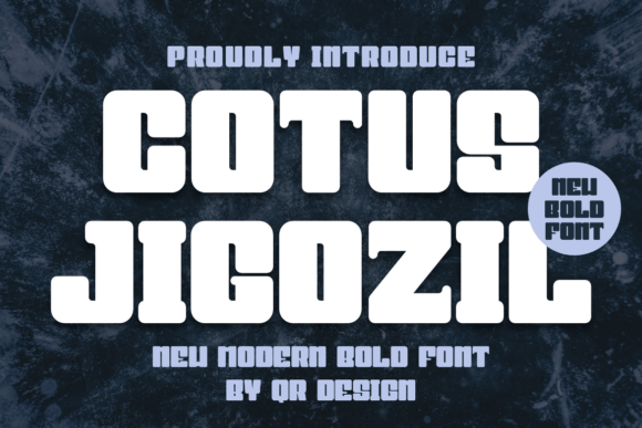 Cotus Jigozil Font: Bold & Authentic