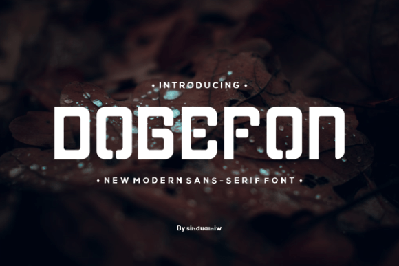 Dogefon: A Bold Font for Business