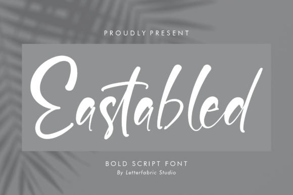 Eastabled: A Flowing Handwritten Font for Elegant Design