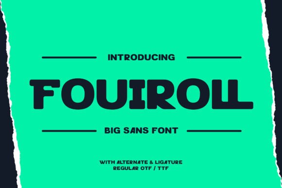 Fouiroll: A Bold Sans Serif for Branding
