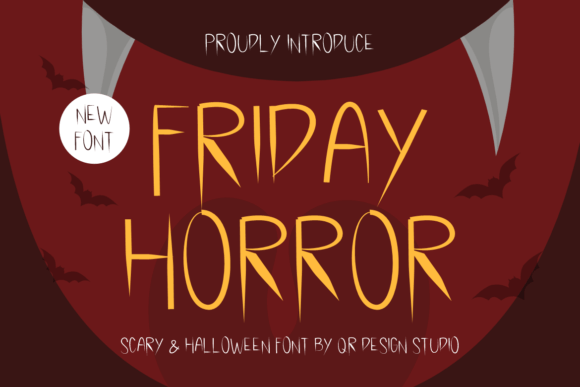 Friday Horror Font for Web Design