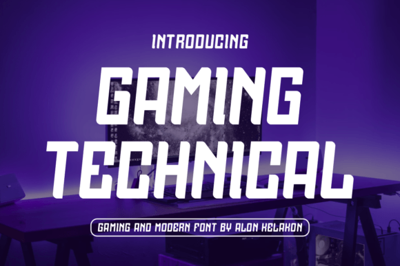 Gaming Technical Font