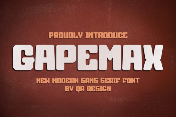 Gapemax: A Bold Font for Business Success