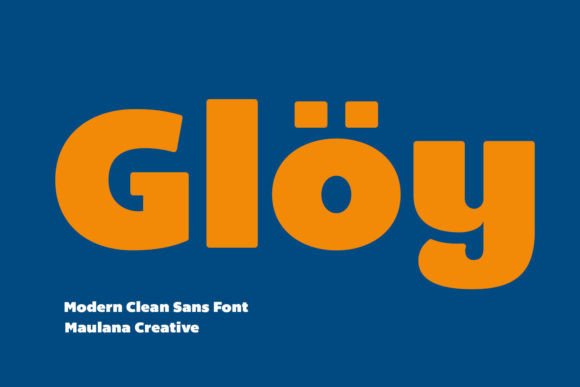 Gloy: A Bold Sans Serif for Web Design