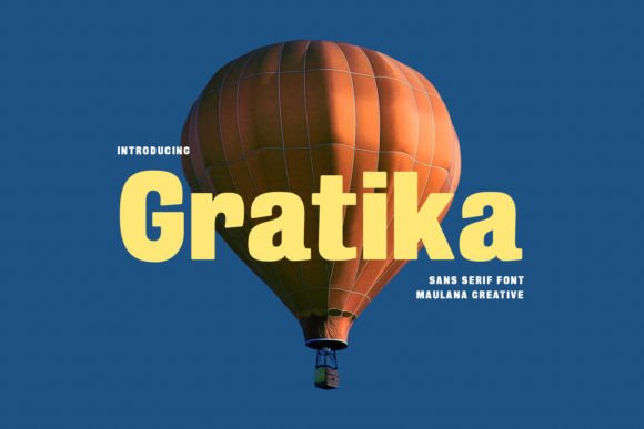 Gratika Font for Bold Editorial Design