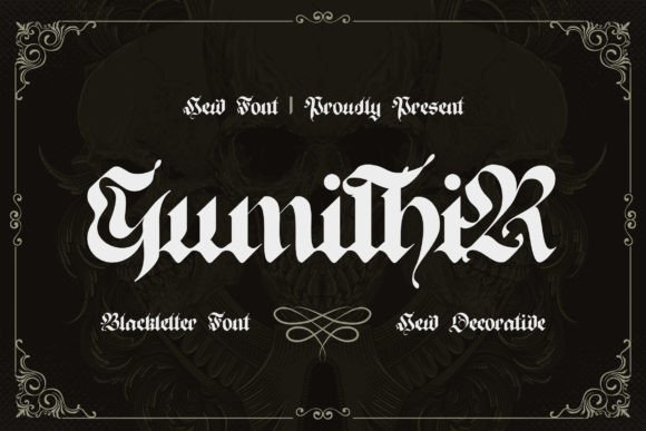 Gumithir: A Bold Blackletter Font