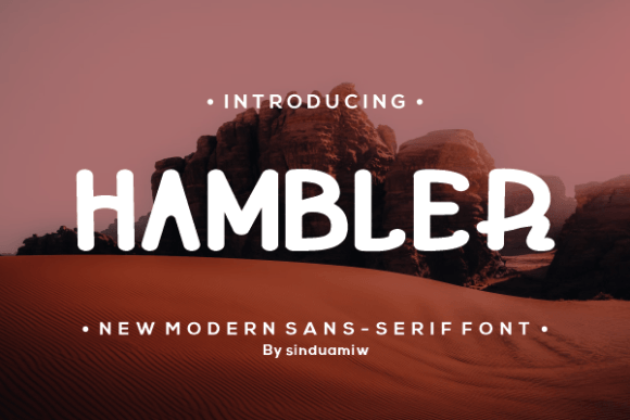 Hambler: A Bold Sans Serif for Creative Projects