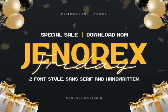 Jenorex Friday Font for Creative Projects