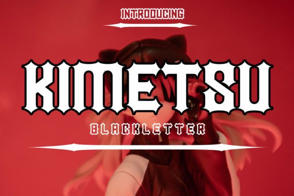 Kimetsu: A Bold Blackletter Font