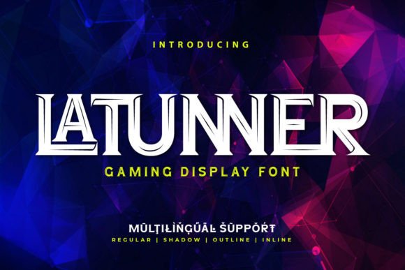 Latunner: A Bold Serif Font for Creative Projects