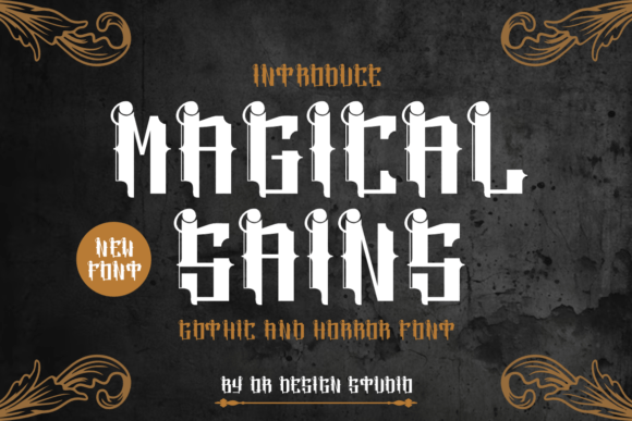 Magical Sains: A Bold Typeface for Editorial Magic
