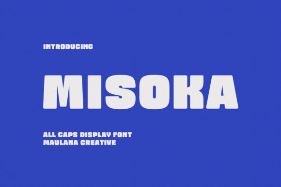 Misoka: A Bold Font for Digital Design