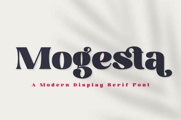 Mogesta: A Bold Serif Font