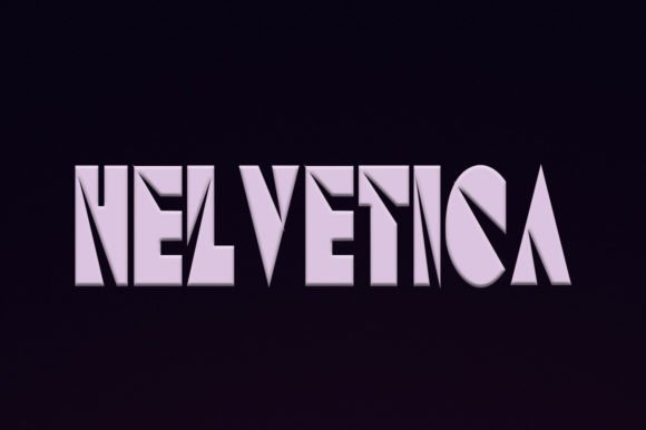 Nelvetica: A Bold Blackletter Font for Creative Campaigns