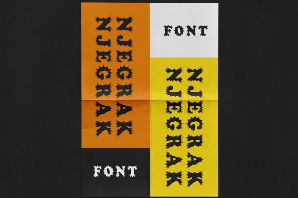 Njegrak: A Bold Font for Creative Makers