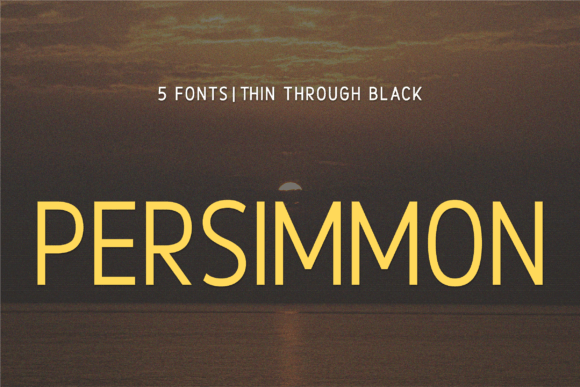 Persimmon: A Versatile Sans Serif for Creative Projects
