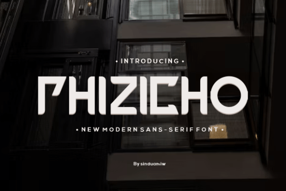 Phizicho: A Bold Sans Serif for Creative Design
