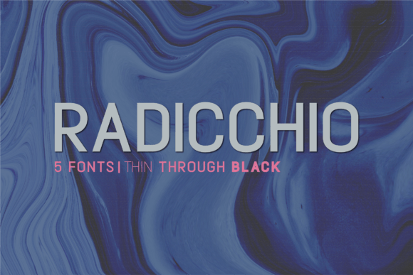 Radicchio: A Stylish Sans Serif for Branding