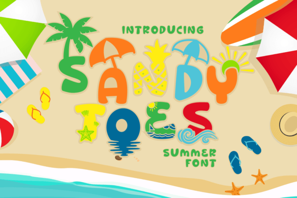 Sandy Toes Font: Playful Summer Type
