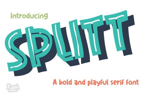 Splitt: A Bold Serif Font for Business