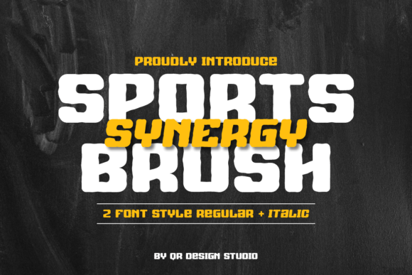 Sports Synergy Brush Font