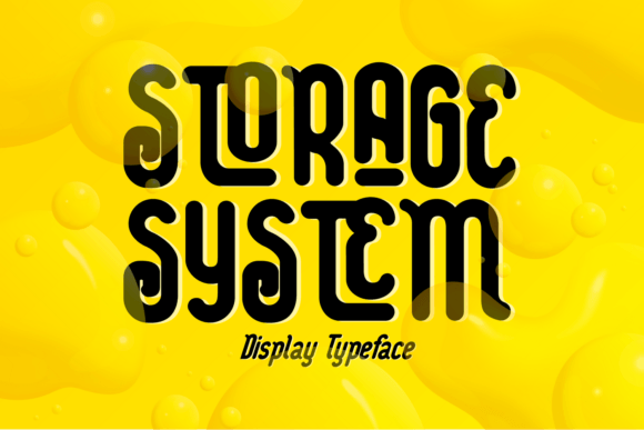 Storage System Font