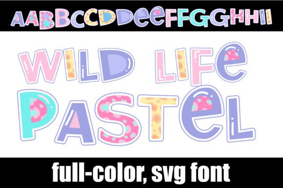 Wild Life Pastel Font for Creative Makers
