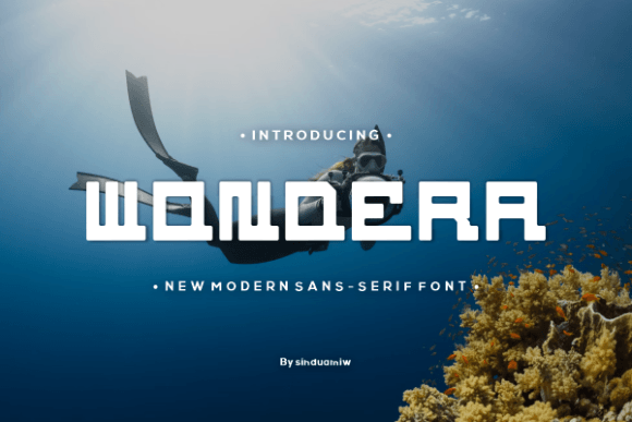 Wondera: A Bold Sans Serif Font